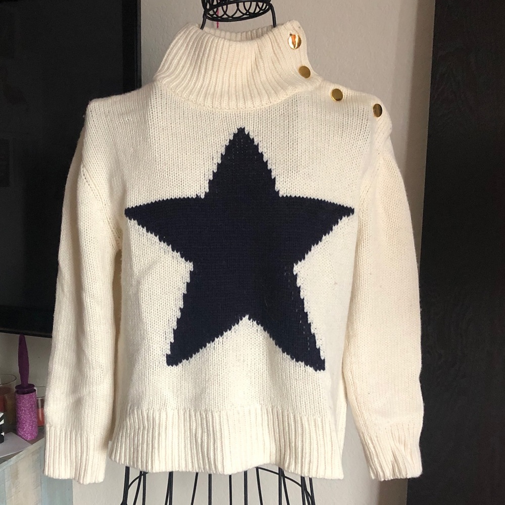 Kate Spade Star Sweater No Tags Used Once Like New